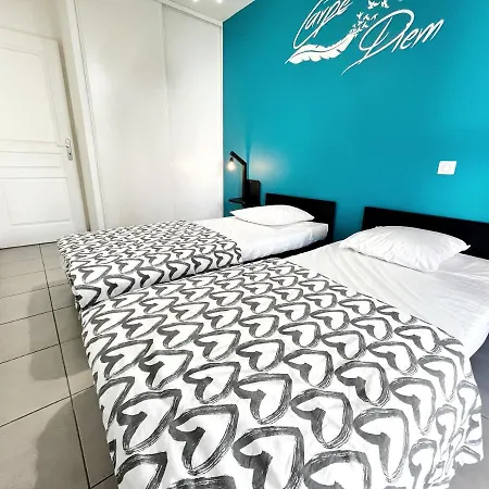 T3 Hippocampe -jardin -piscine -garage -clim * Collioure