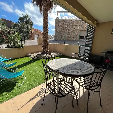 Apartment T3 Hippocampe -jardin -piscine -garage -clim Collioure